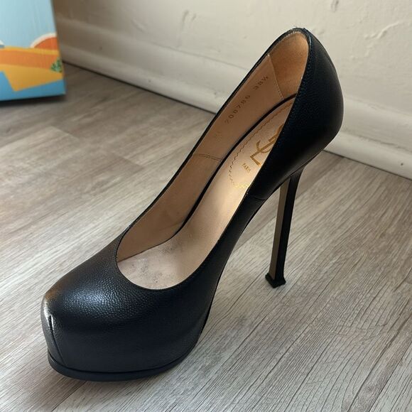 Yves Saint Laurent Tribute Leather Pumps 38.5 - Picture 2 of 12